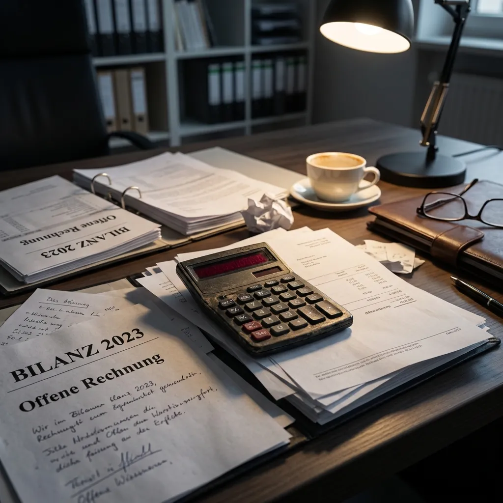 Bilanz und Unterlagen bei Insolvenzbetrug