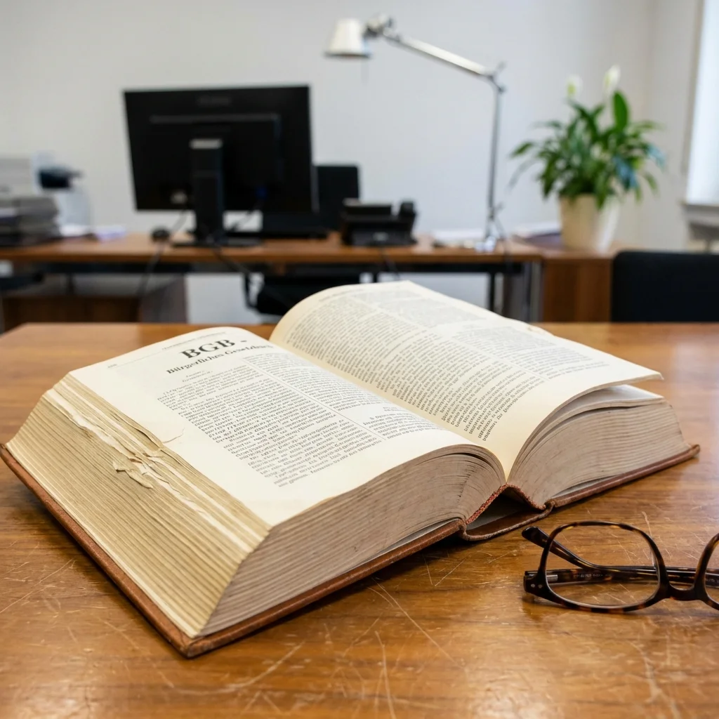 BGB Gesetzbuch auf Schreibtisch - § 622 BGB