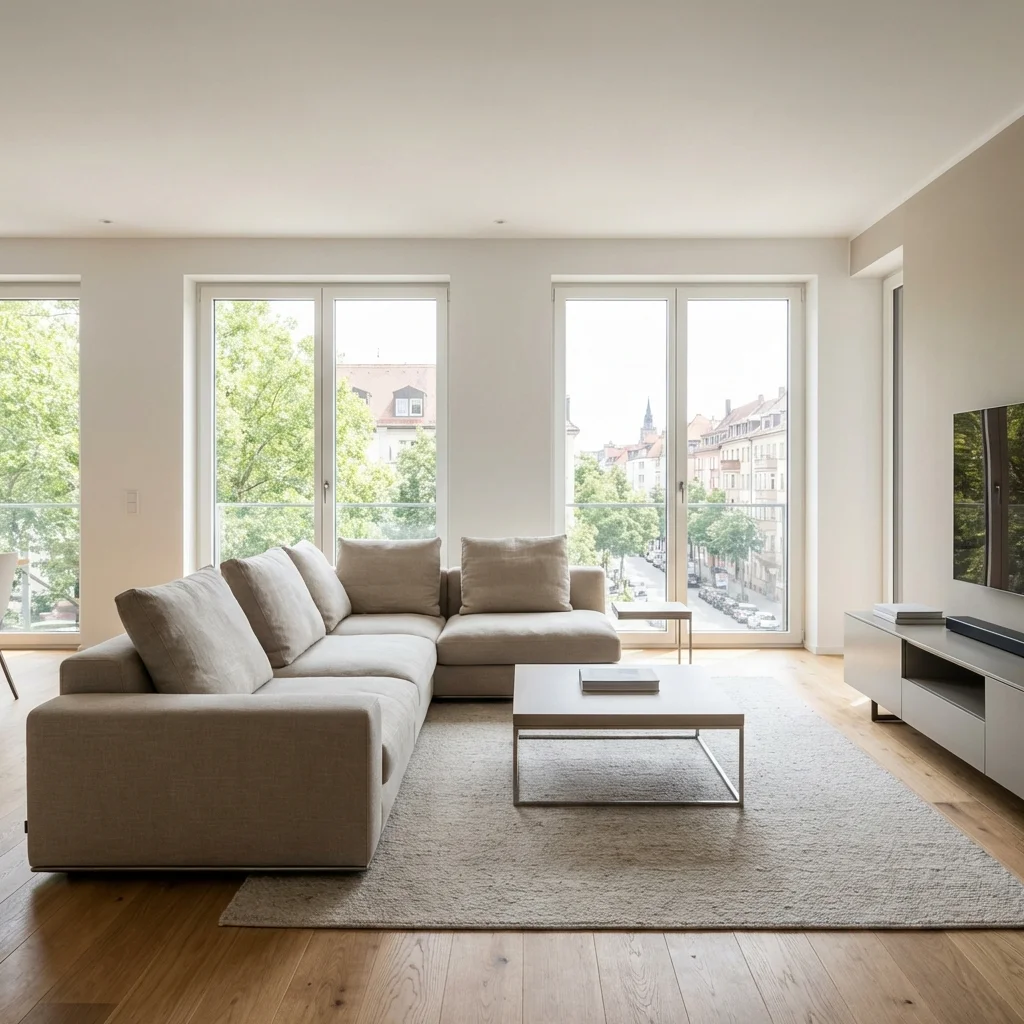 Moderne Wohnung in Essen - Symbol für Miete und Wohnen